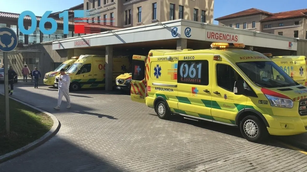 Una ambulancia del SCS. / EP