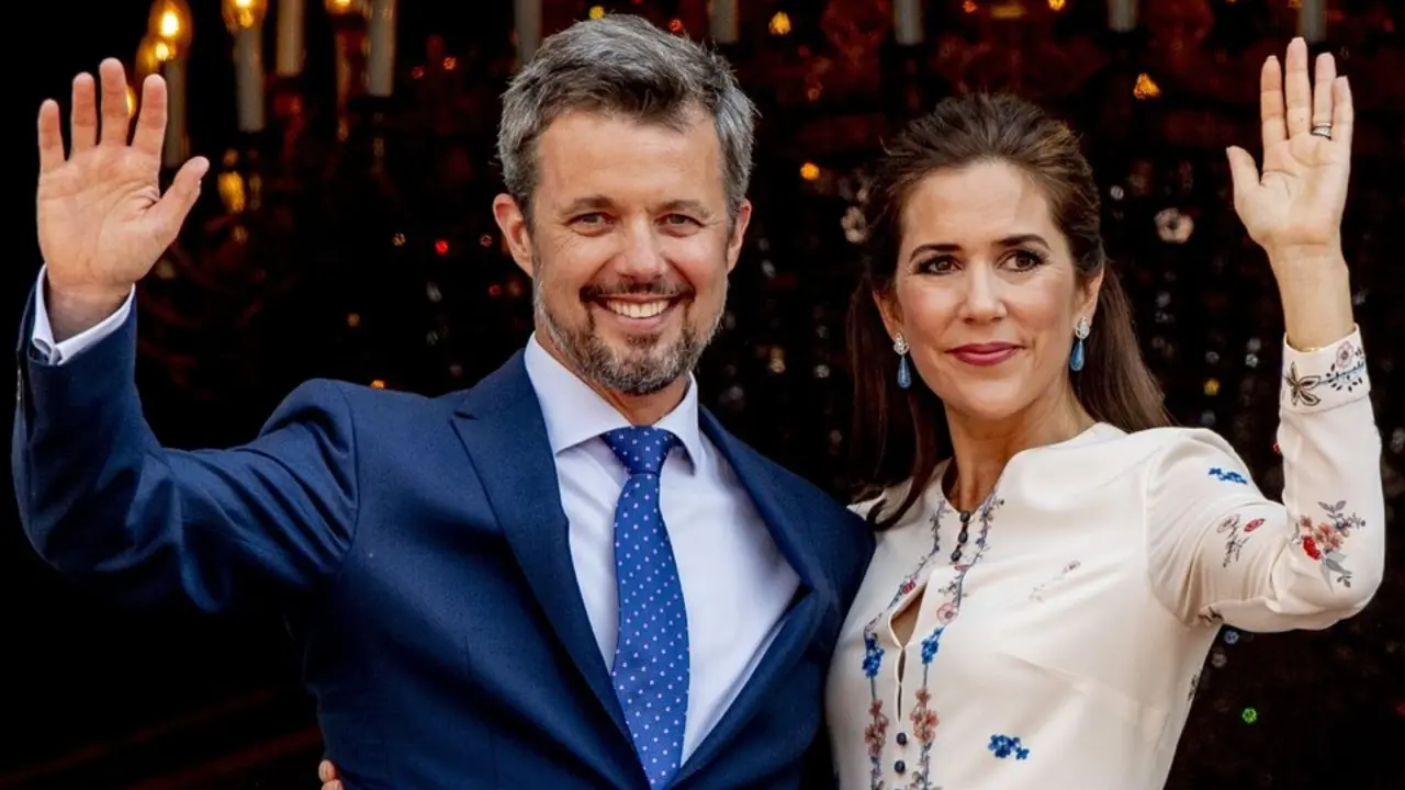 Los reyes de Dinamarca, Federico y Mary. EP