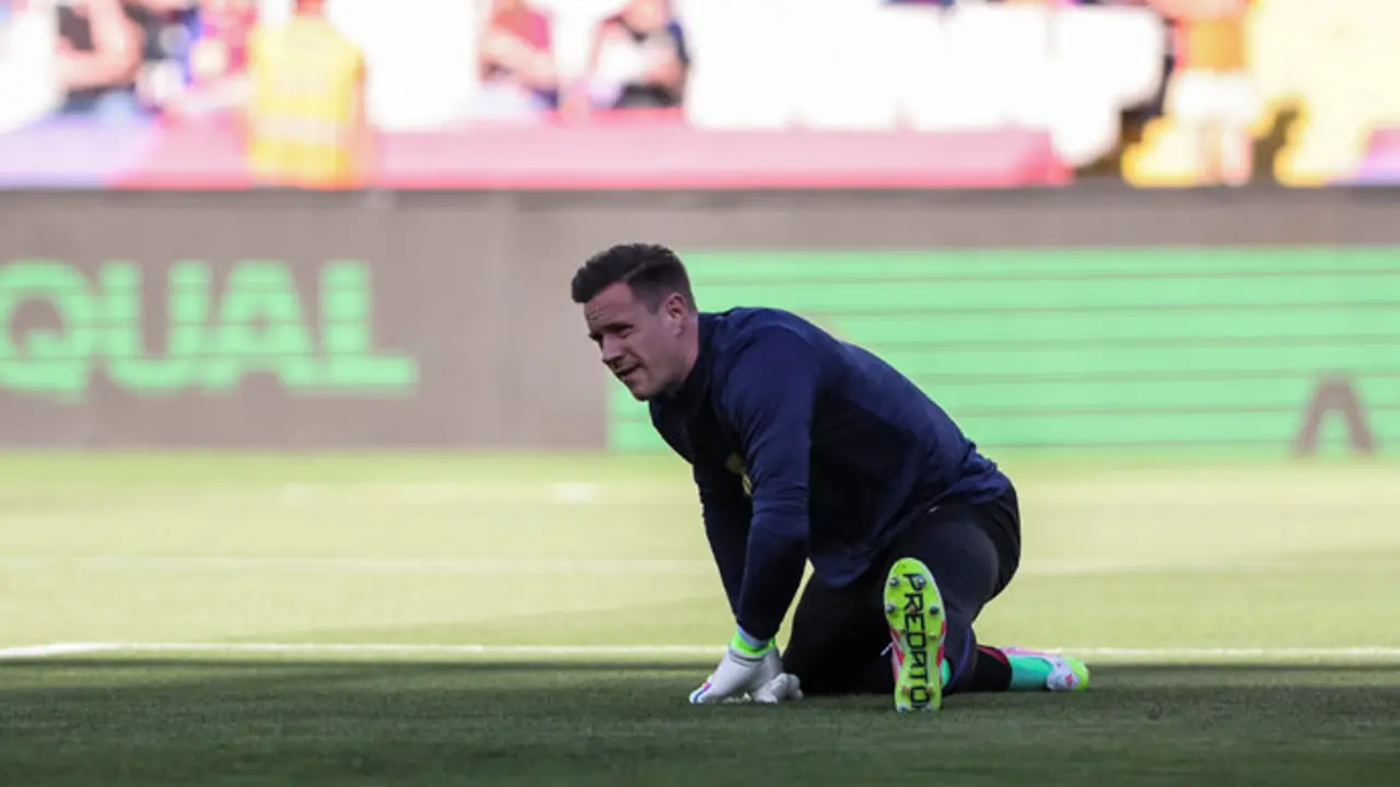 El guardameta del Bar&ccedil;a, el alem&aacute;n Ter Stegen. / x