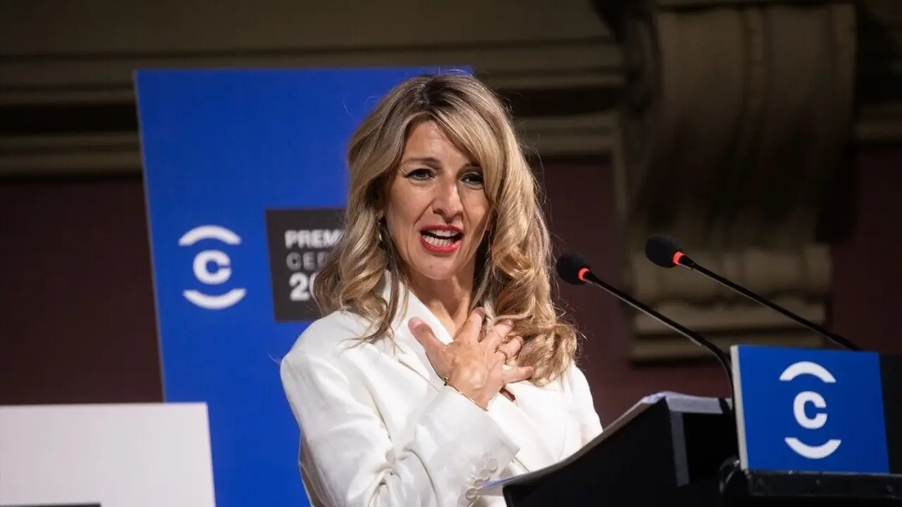 La vicepresidenta segunda y ministra de Trabajo y Econom&iacute;a Social, Yolanda D&iacute;az, interviene durante un acto. / Alejandro Mart&iacute;nez VelezLa vicepresidenta segunda y ministra de Trabajo y Econom&iacute;a Social, Yolanda D&iacute;az, interviene durante un acto. / Alejandro Mart&iacute;nez Velez