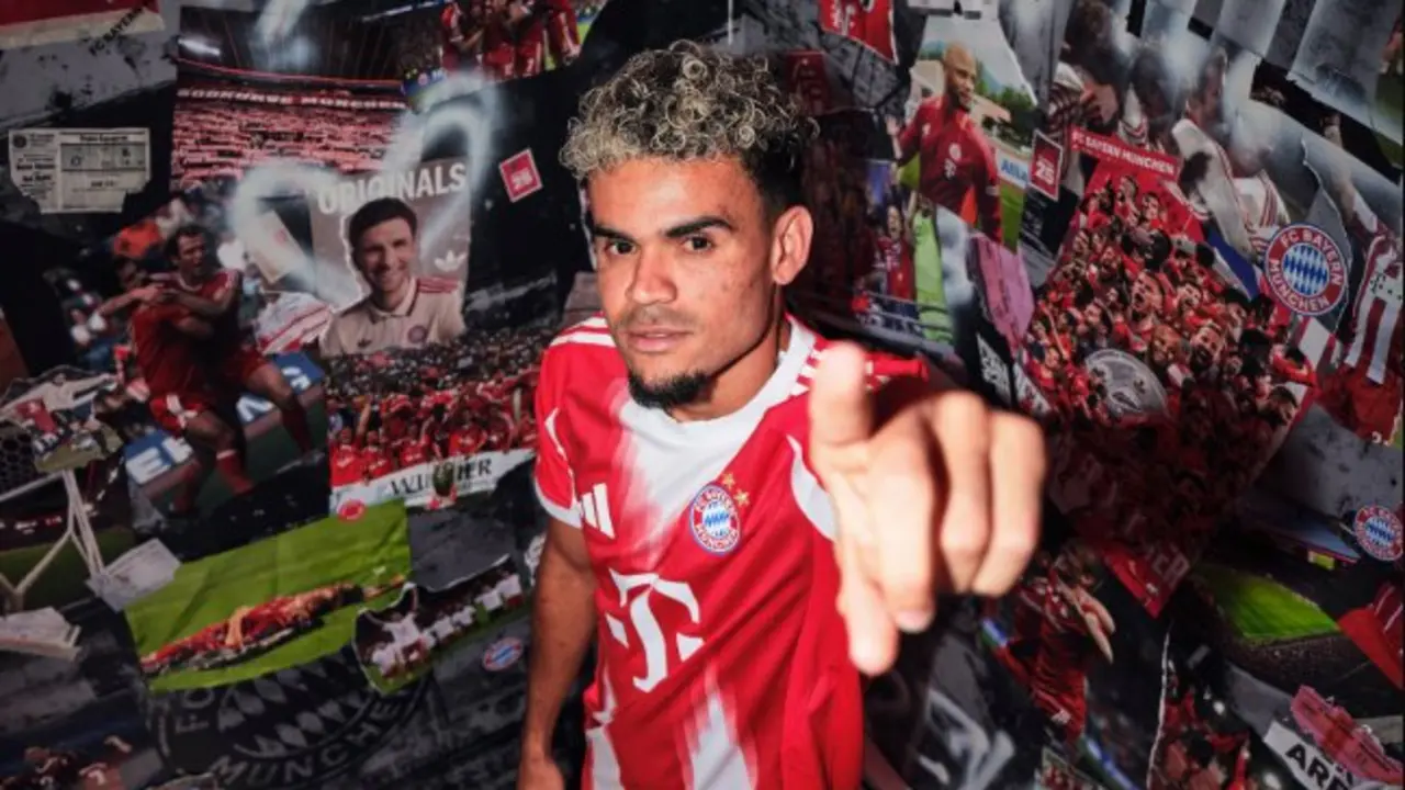 El nuevo jugador del Bayern, Luis Diaz. / X