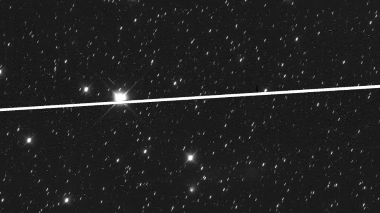 Imagen del cometa interestelar 3I-ATLAS. / HUBBLE NASA / ESA