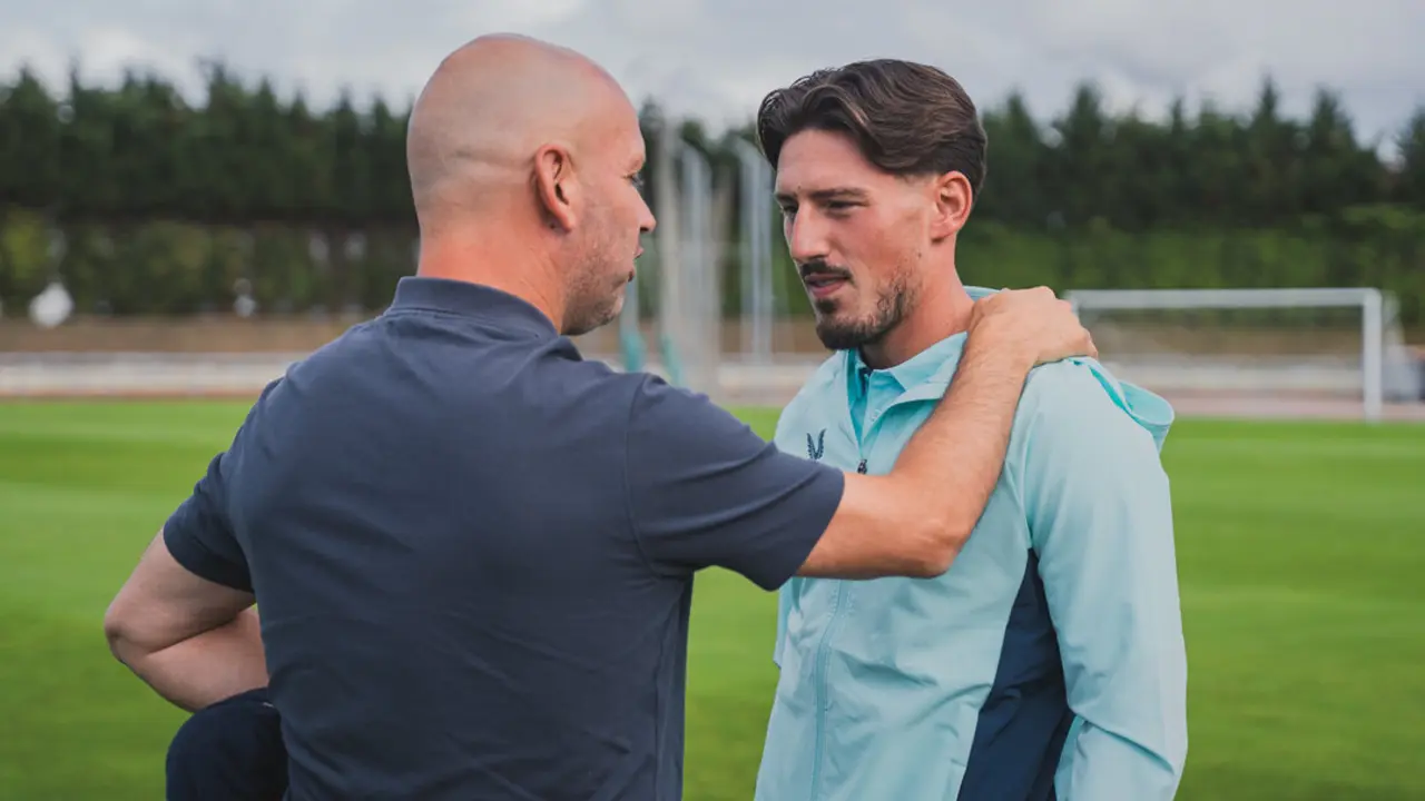 Jos&eacute; Alberto junto a Unai Vencedor en La Maruca. / RRC