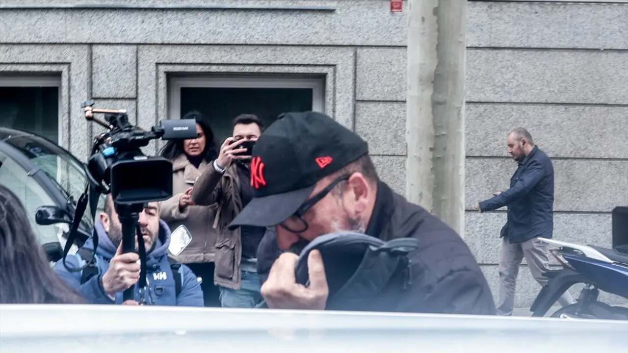 El exasesor del exministro Jos&eacute; Luis &Aacute;balos, Koldo Garc&iacute;a, a su salida de la Audiencia Nacional. / Ricardo Rubio