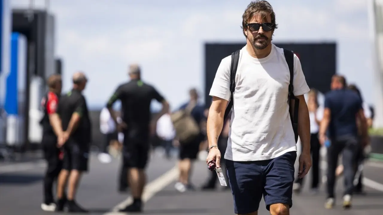 Fernando Alonso en el GP de Hungr&iacute;a. / EP