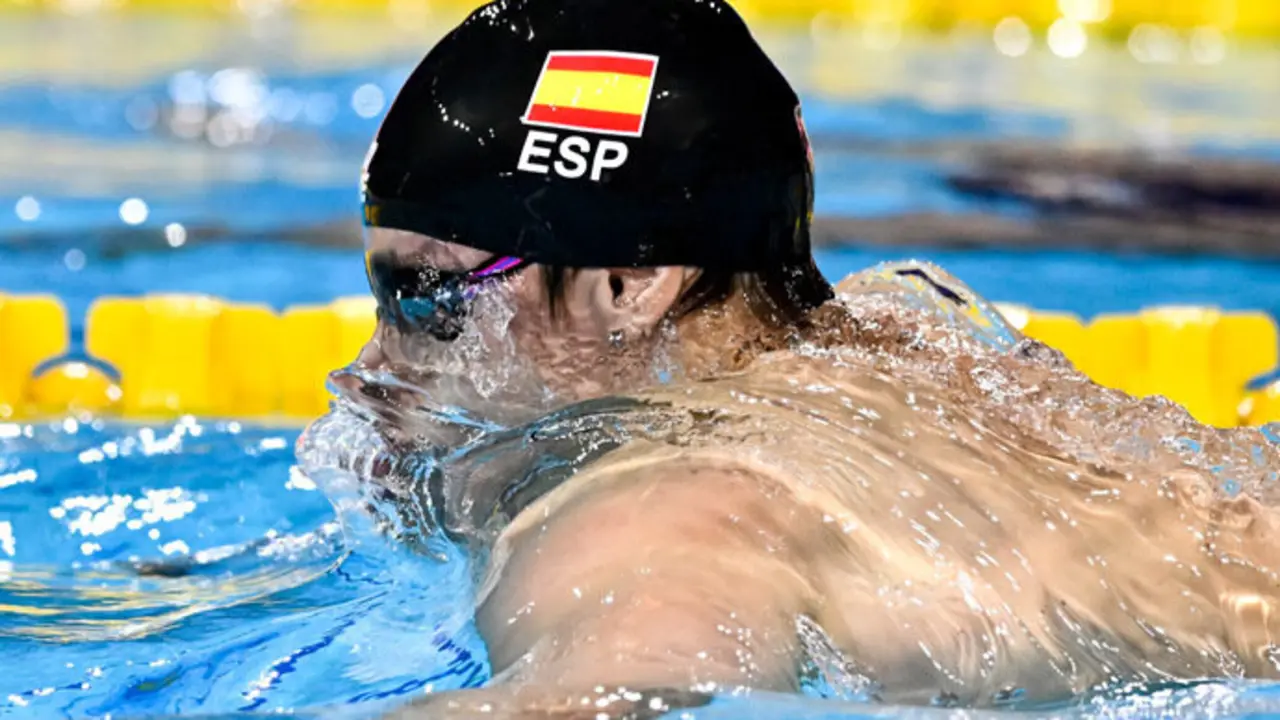 El nadador de Tarragona Carles Coll durante el mundial de nataci&oacute;n. / ep