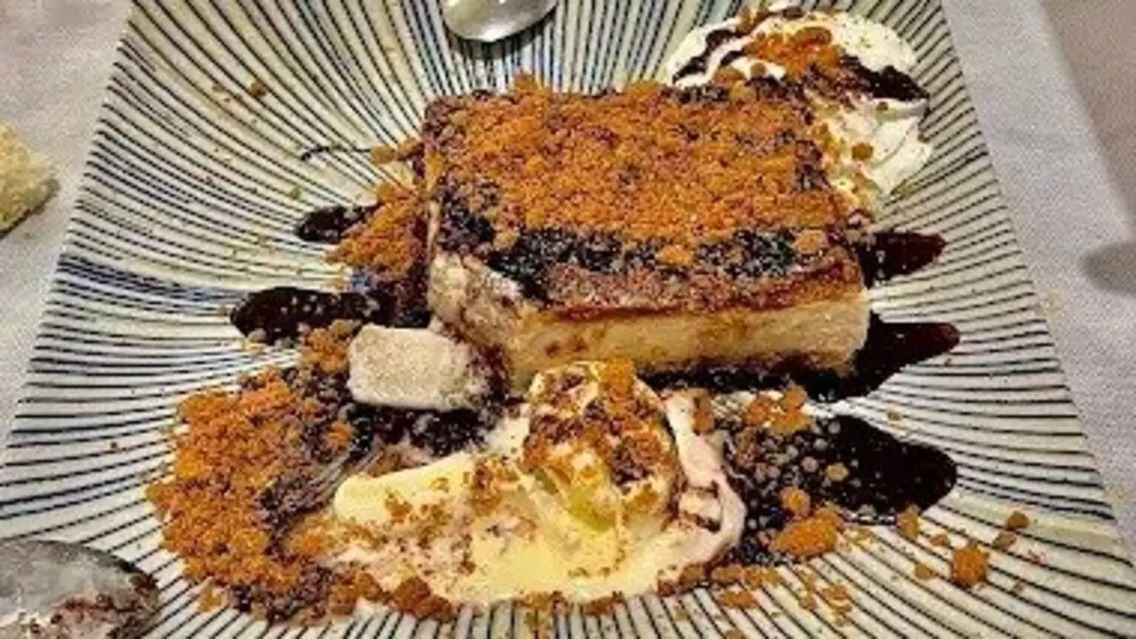 Uno de los postres del restaurante. / A.E