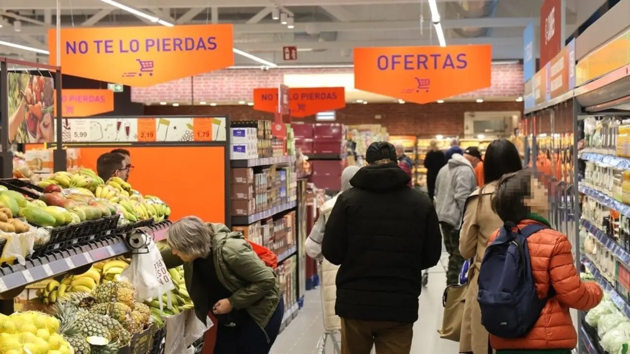 Imagen de archivo de un supermercado de Aldi. / EP