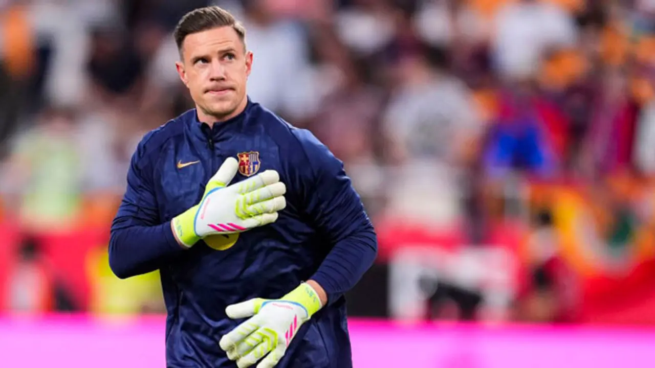 El portero del Barcelona, el alem&aacute;n Ter Stegen. / x