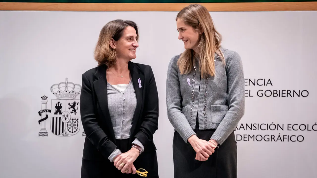 Teresa Ribera y Sara Aagesen. / EP