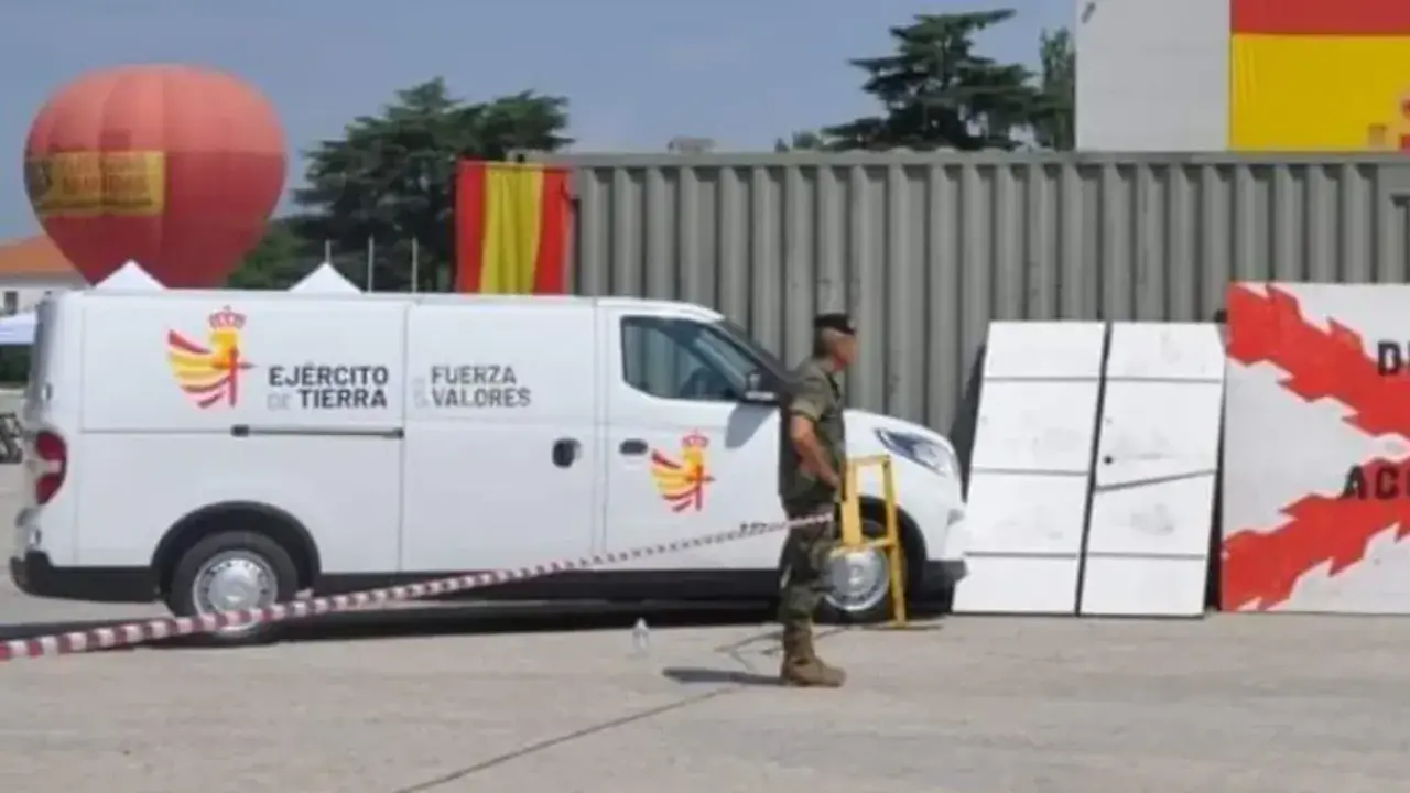 Uno de los furgones chinos utilizados por el Ejercito. / Ejercito del Aire