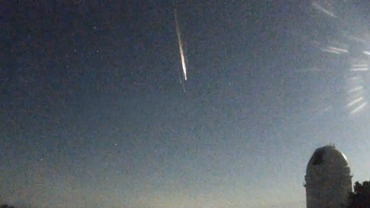 El fen&oacute;meno fue avistado desde diversas localizaciones en el sur y este de Espa&ntilde;a. / OBSERVATORIO ASTRON&Oacute;MICO DE CALAR ALTO (CAHA)