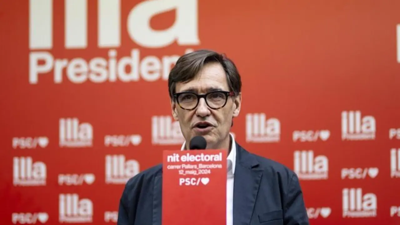 El presidente de Catalu&ntilde;a, Salvador Illa. / EP