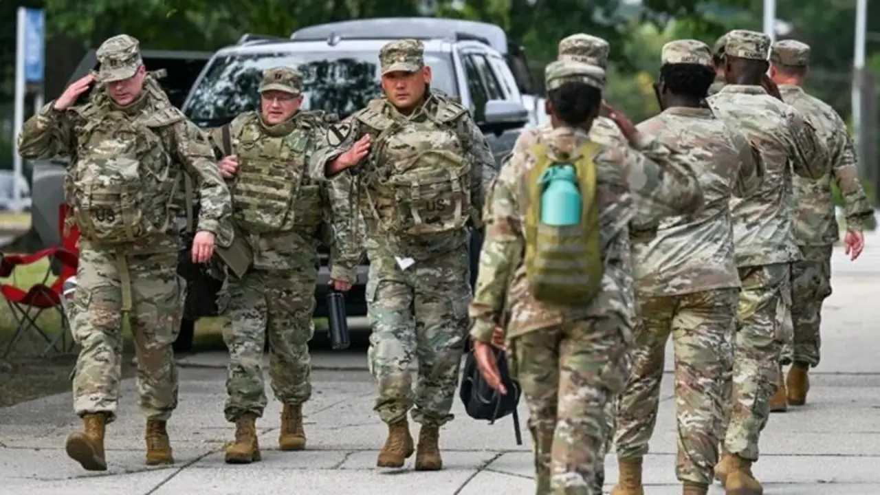 La Guardia Nacional desplegada en la capital de EE.UU./ x
