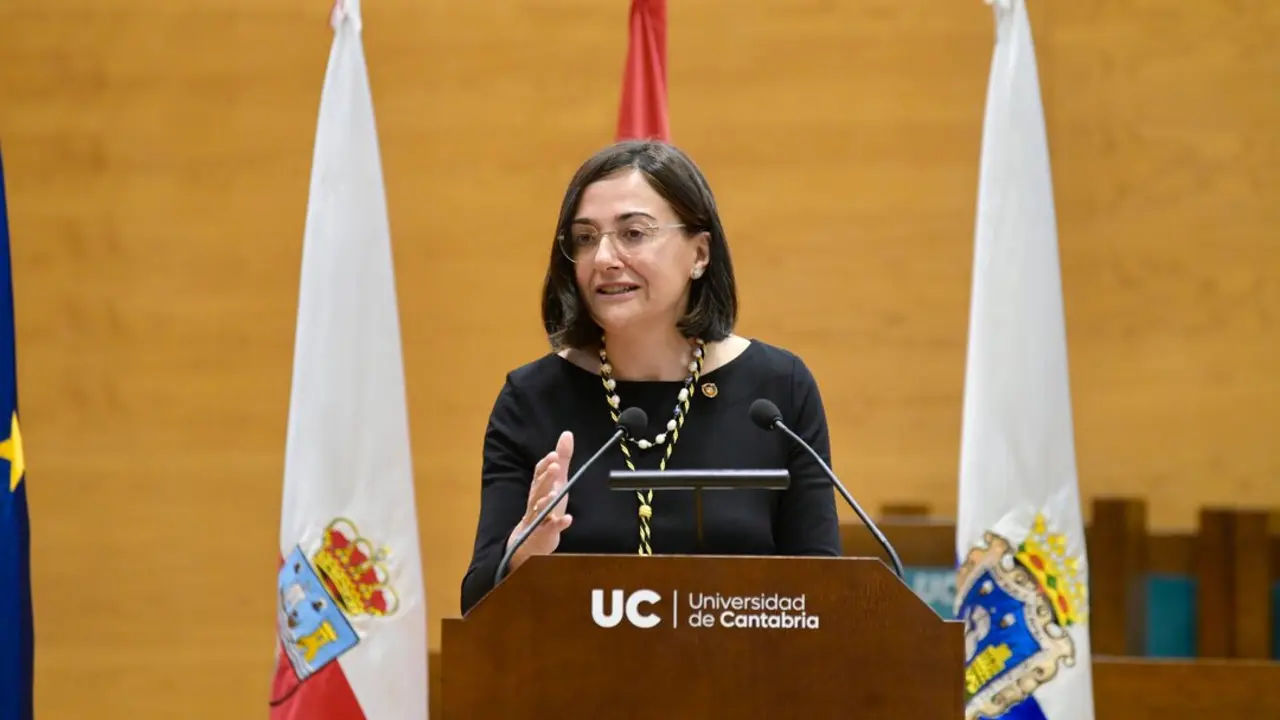 La rectora de la Universidad de Cantabria, Conchi L&oacute;pez. / Alerta