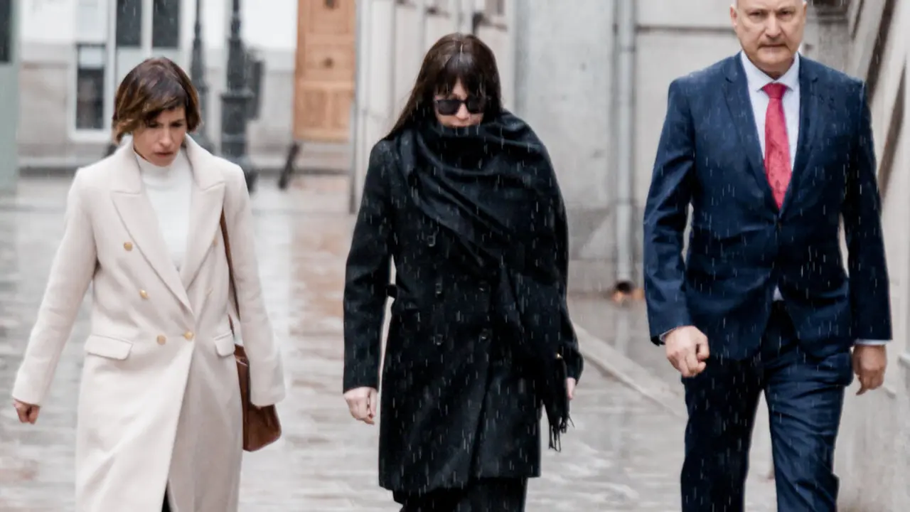 La expareja de &Aacute;balos, J&eacute;ssica Rodr&iacute;guez, a su llegada al Tribunal Supremo. / EP