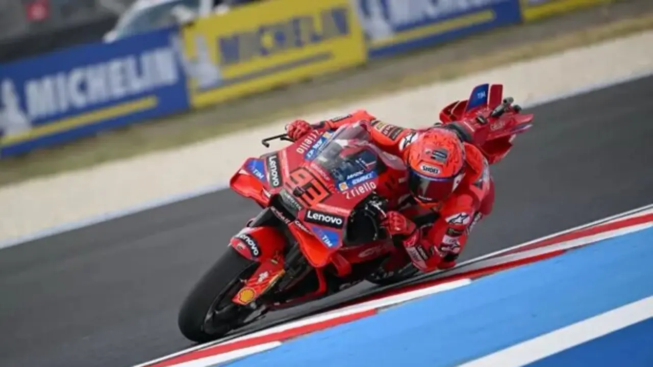 Marc M&aacute;rquez, en el circuito de Balaton Park. / x