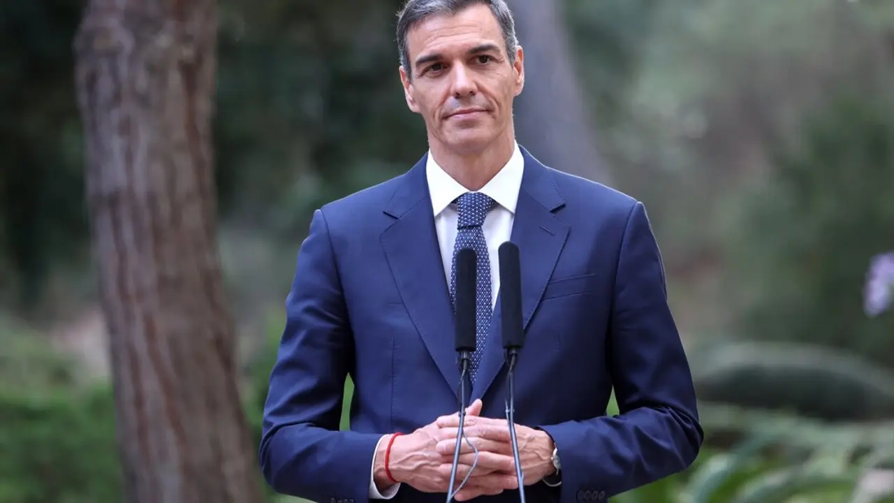 El presidente del Gobierno, Pedro S&aacute;nchez, ofrece una rueda de prensa. / Isaac Buj