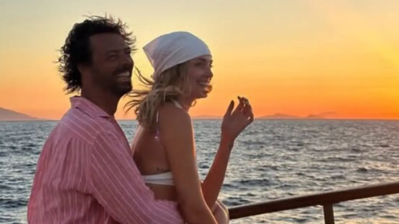 Chiara Ferragni junto a su novio. / Instagram