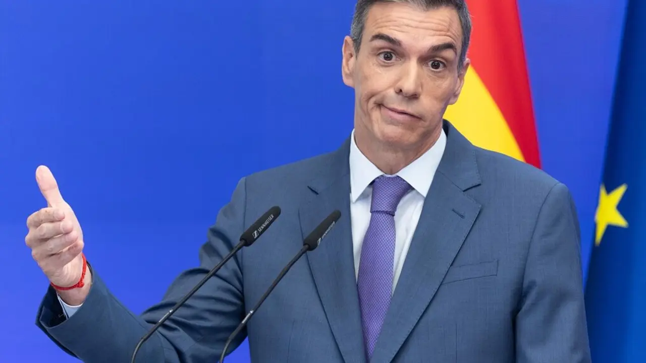 El presidente del Gobierno, Pedro S&aacute;nchez, comparece ante los medios de comunicaci&oacute;n. / Eduardo Parra