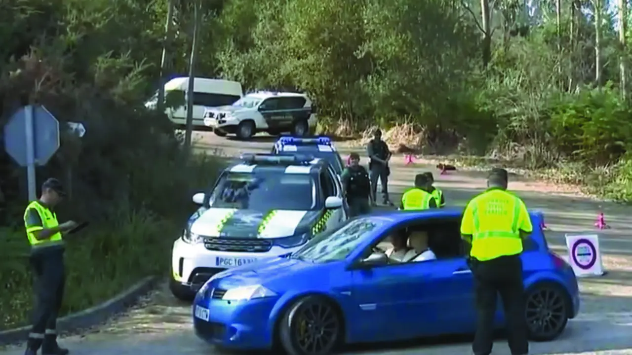 Controles policiales para evitar. la 'rave'. / RTVE