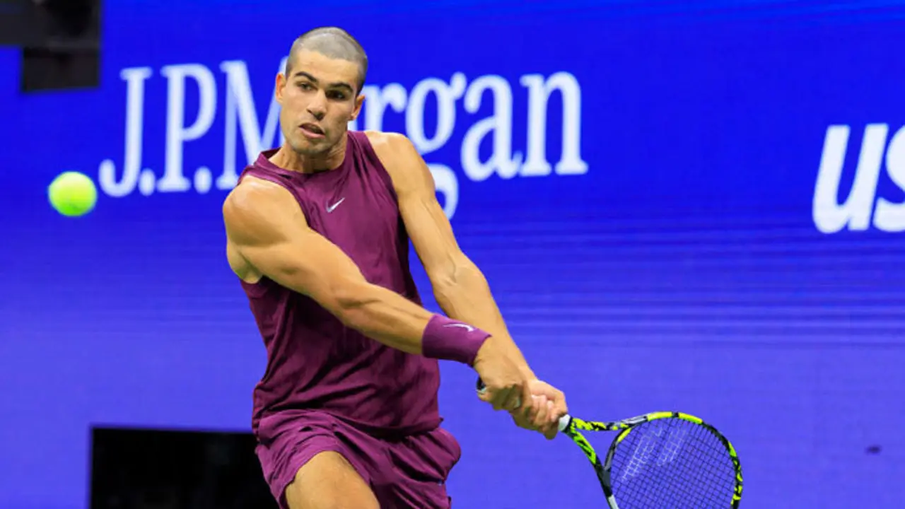 El tenista murciano Carlos Alcaraz en el US Open. / ep