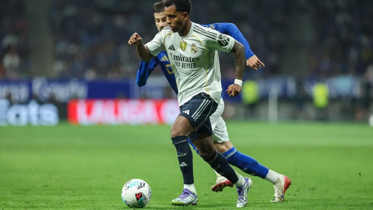 Rodrygo durante el partido antes el Oviedo. / EP