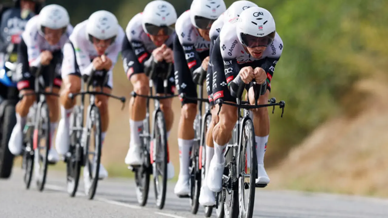 El UAE Team Emirates-XRG se lleva la contrarreloj en la quinta etapa de La Vuelta. / x