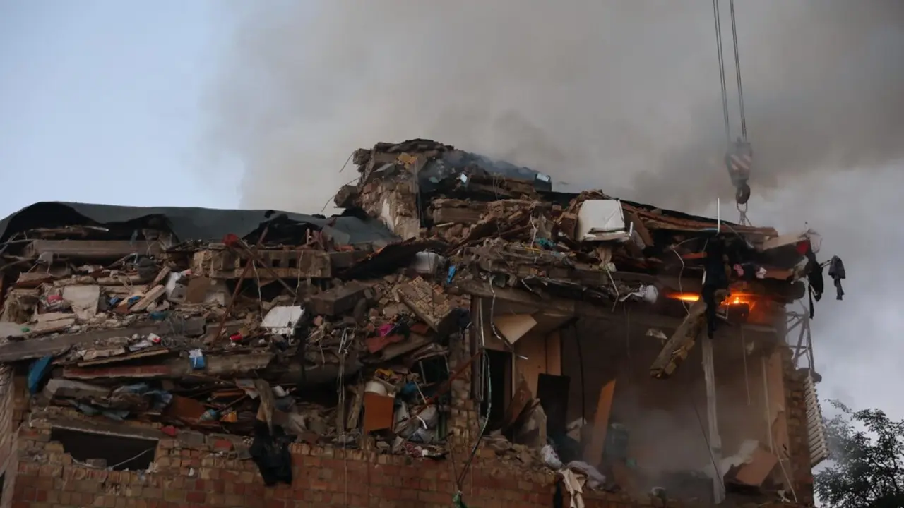 Edificio en ruinas tras un ataque de Rusia. / Zelenski