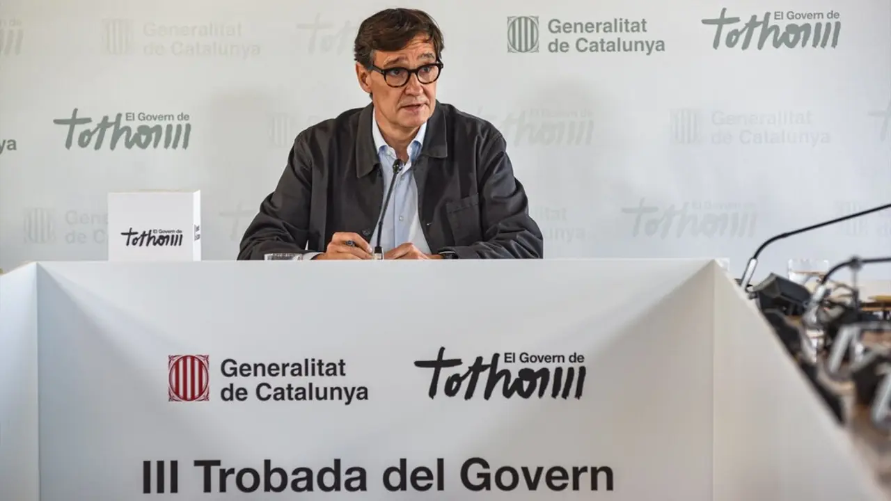 El presidente de la Generalitat de Catalu&ntilde;a, Salvador Illa. / Alberto Paredes