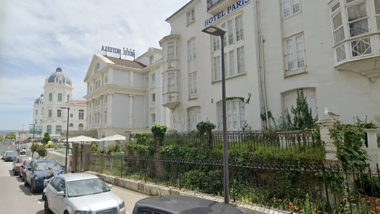 El Hotel Par&iacute;s, ubicado en el n&uacute;mero 6 de la Avenida de los Hoteles, en Santander.