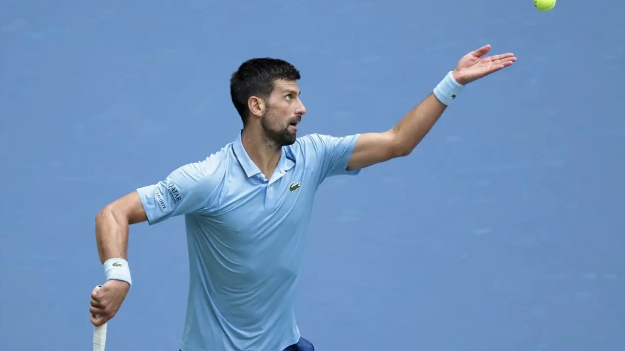 Novak Djokovic durante un partido en el US Opne. / EP