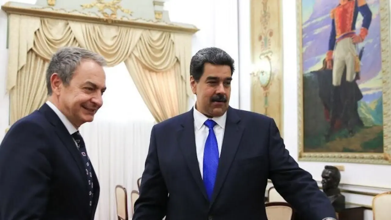 Jos&eacute; Luis Rodr&iacute;guez Zapatero y Nicol&aacute;s Maduro. / EP / Archivo