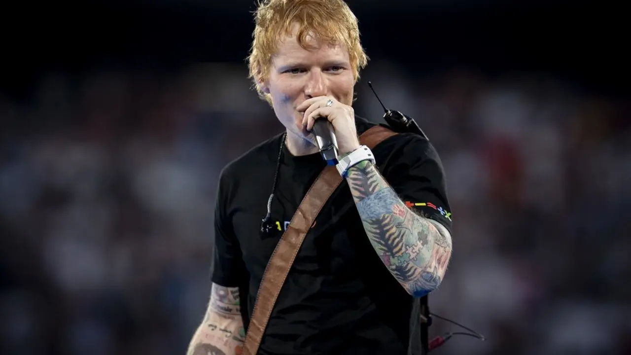 El cantante Ed Sheeran durante un concierto. EP / Archivo