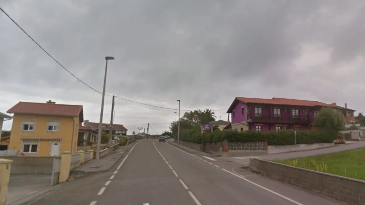 La carretera auton&oacute;mica CA-132, donde tuvo lugar e accidente. / G.M.