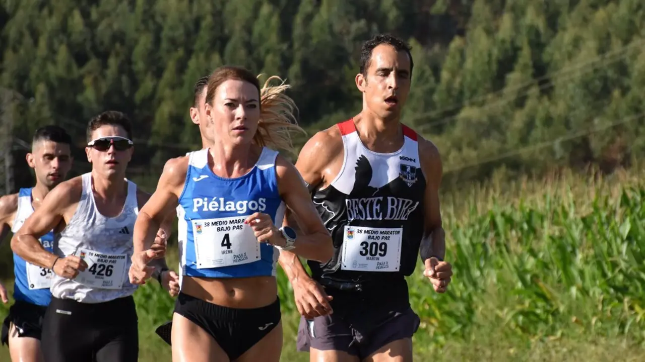 Irene Pelayo de la 38&deg; edici&oacute;n de la Medio Marat&oacute;n Bajo Pas. / A.E