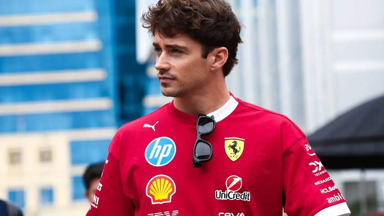 Charles Leclerc durante de el GP de Azerbaiy&aacute;n. / EP