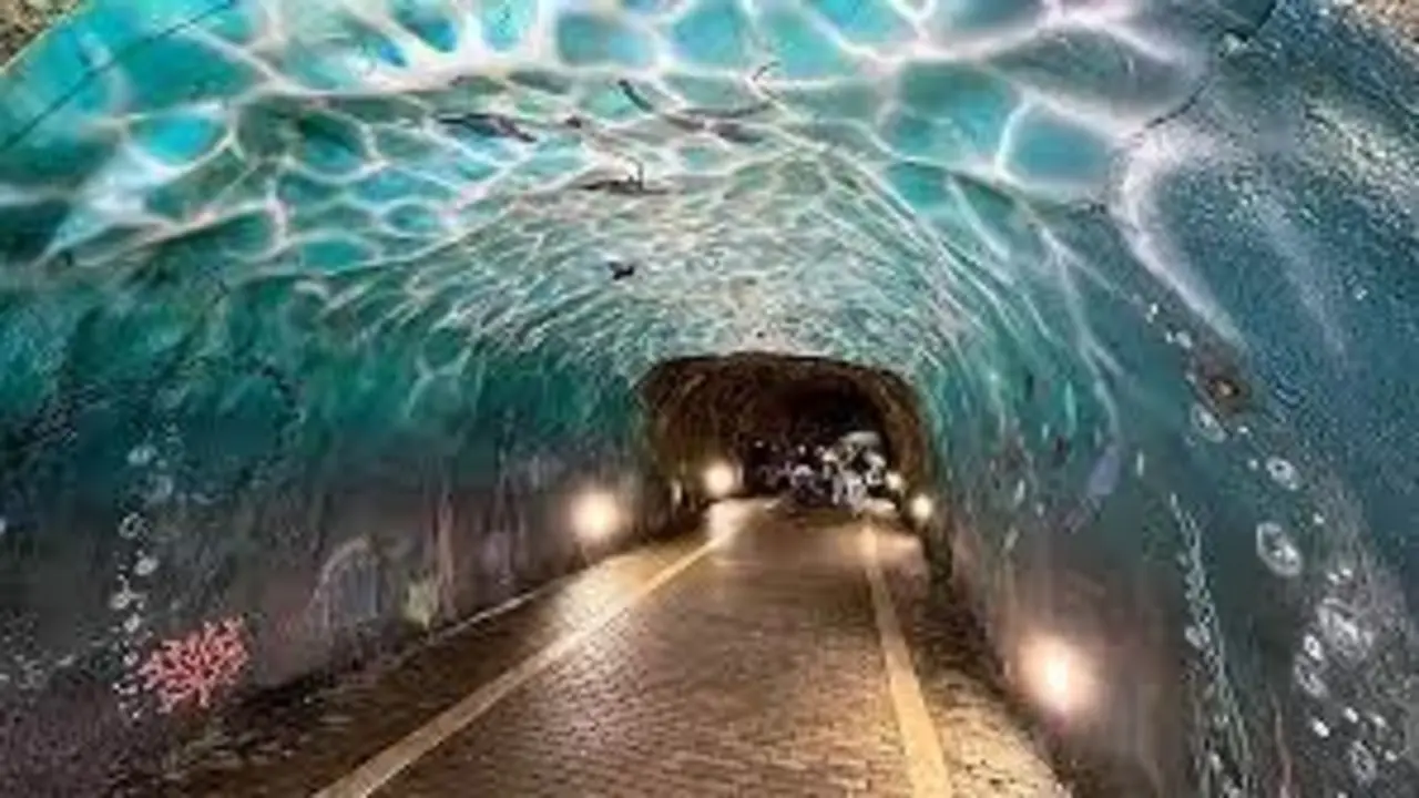El t&uacute;nel de la Atalaya en Laredo. / FB