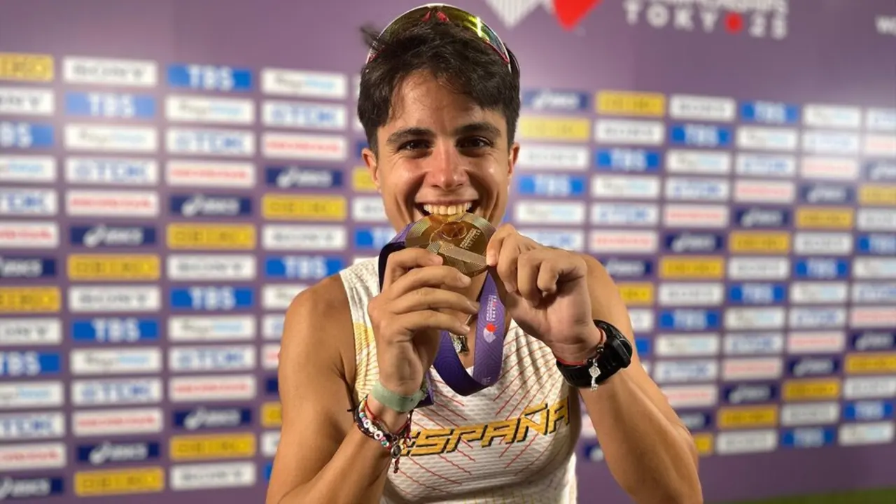 Mar&iacute;a P&eacute;rez logra su tercer oro mundial en Tokio