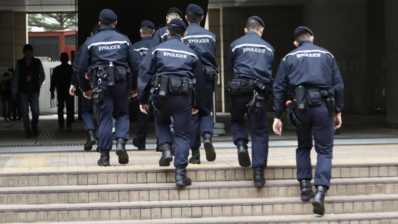 Un equipo de patrulla policial de Hong Kong. / EP