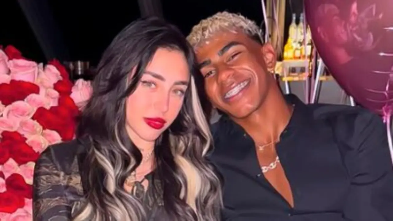 Nicki Nicole y Lamine Yamal. / Instagram