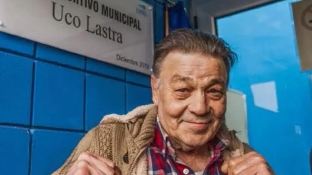 Uco Lastra, el d&iacute;a de inauguraci&oacute;n del pabell&oacute;n con su nombre. / X