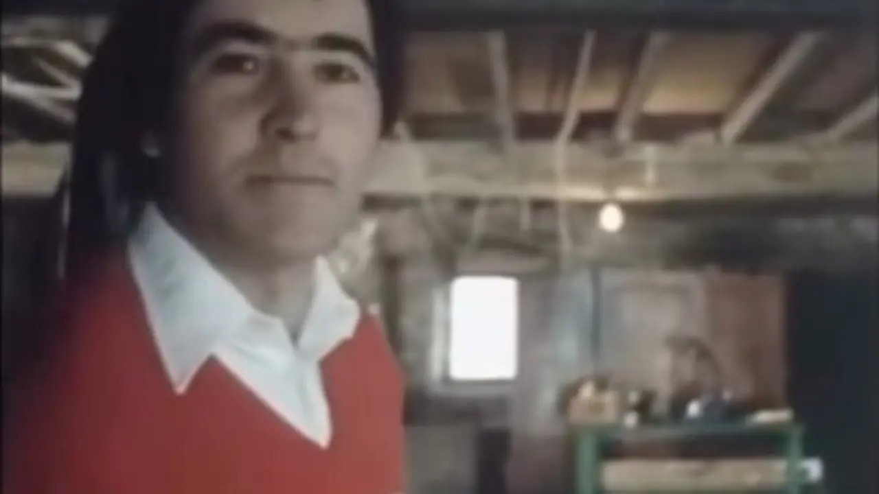 Seve Ballesteros mostrando c&oacute;mo entrenaba en sus inicios. / Golf Santa Marina