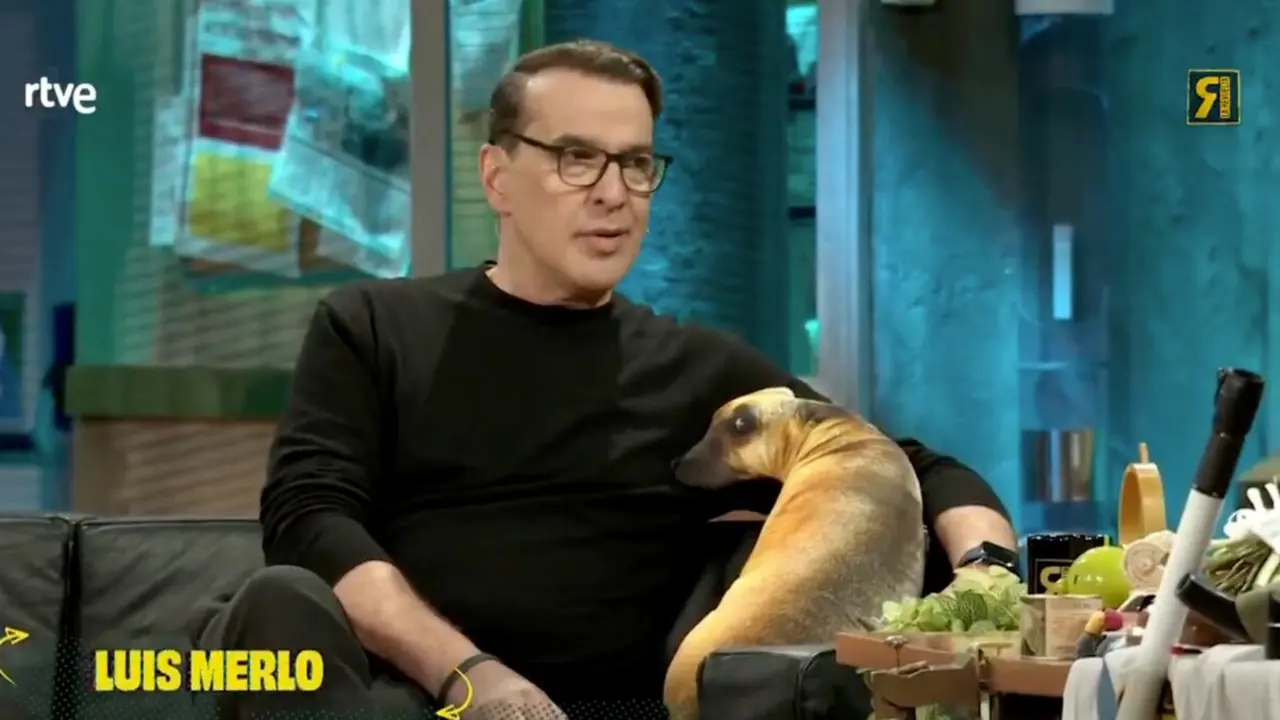 Luis Merlo durante su entrevista con Broncano. / X
