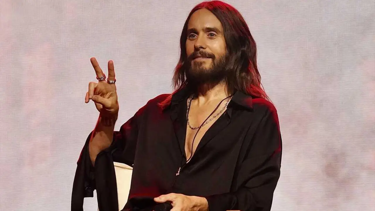 El actor Jared Leto ofrece un adelanto de su pr&oacute;xima pel&iacute;cula, 'Tron:Ares', en el 'Hall M' de la San Diego Comic-Con M&aacute;laga. / &Aacute;lex Zea