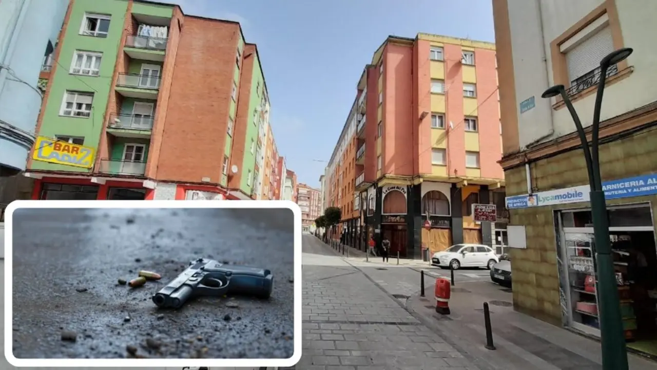 Un hombre ensangrentado y herido por bala siembra el p&aacute;nico en el coraz&oacute;n de Torrelavega.