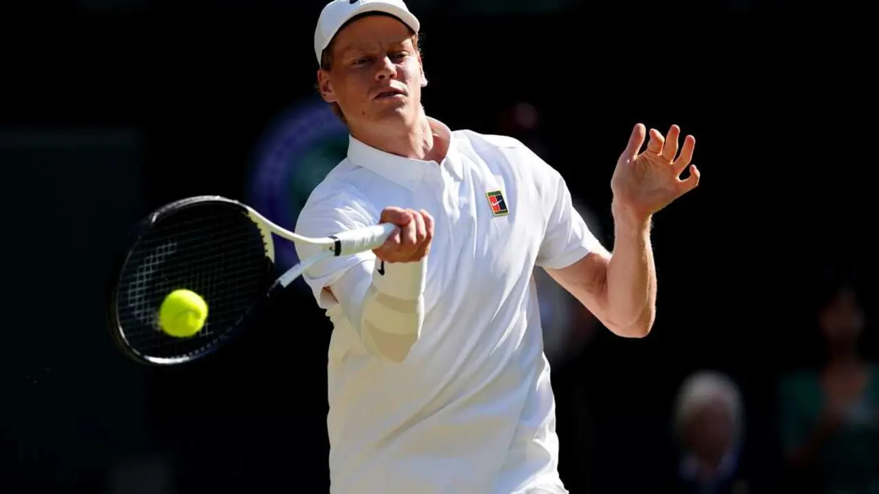 Jannik Sinner durante Wimbledon. / Adam Davy