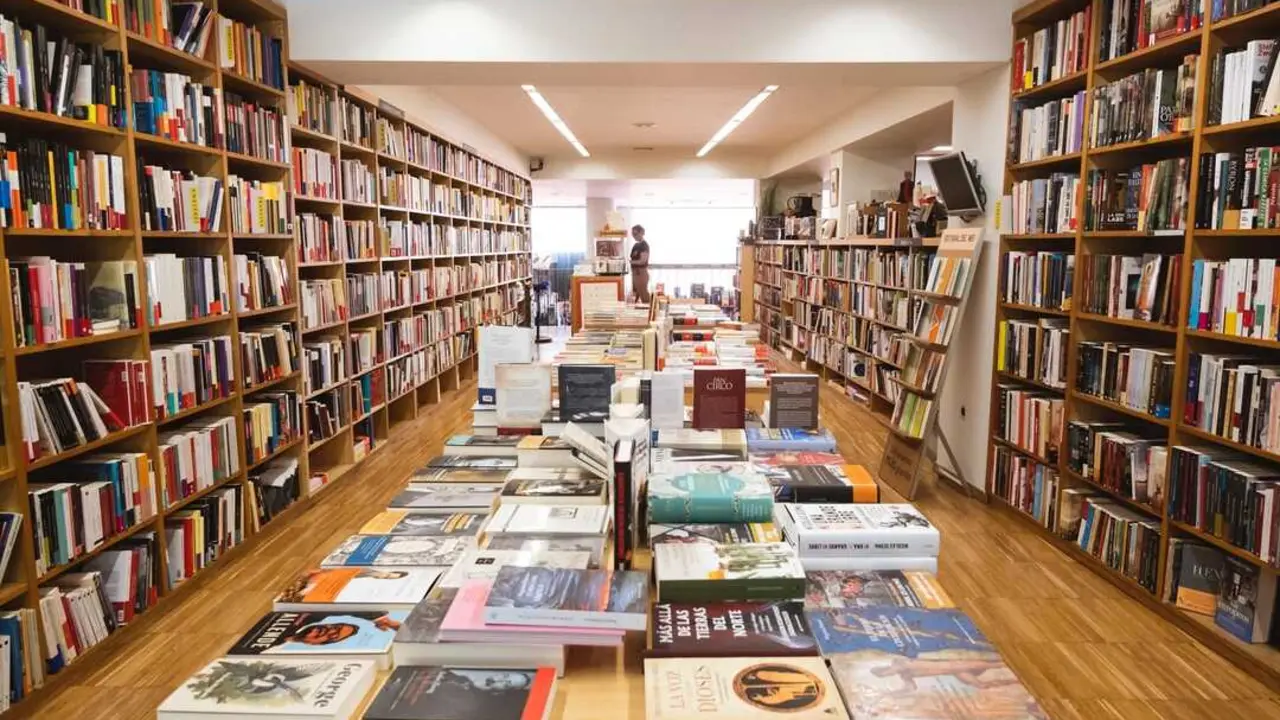 Interior de una librer&iacute;a con varios ejemplares. / FSC