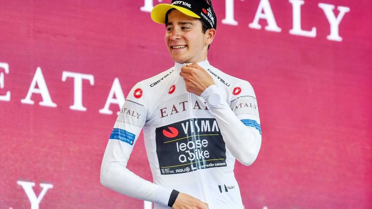 Cian Uijtdebroeks durante el Giro d'Italia 2024. / Andrea Amato