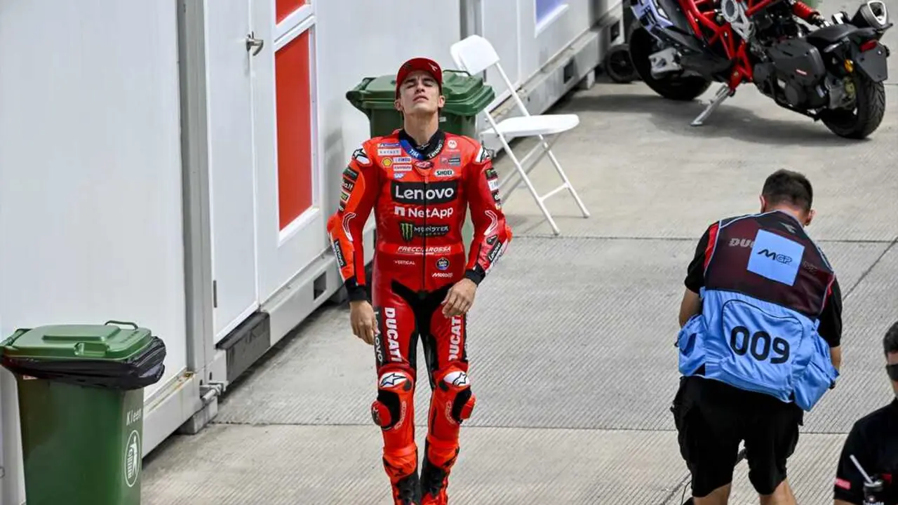 Marc M&aacute;rquez durante el GP de Indonesia. / EP